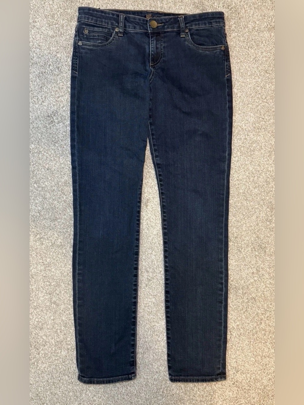 Kut From The Kloth Size 8 Diana Skinny Stretch Blue Jeans Womens 32 X 32